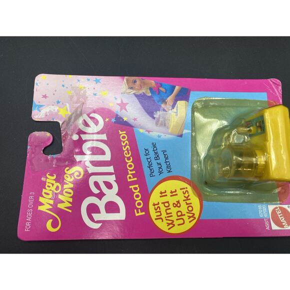 Vintage 90s BARBIE Food Processor • Wind Up Doll House Toy Accessory • NOS - Picture 8 of 10